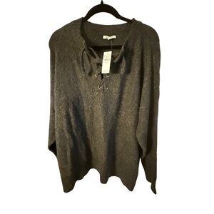 American Eagle Outfitters Gray Crew Neck Sweater